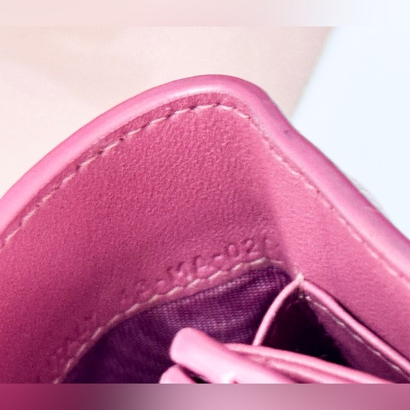 Pink Dior Compact Trifold Wallet - Picture 8 of 14